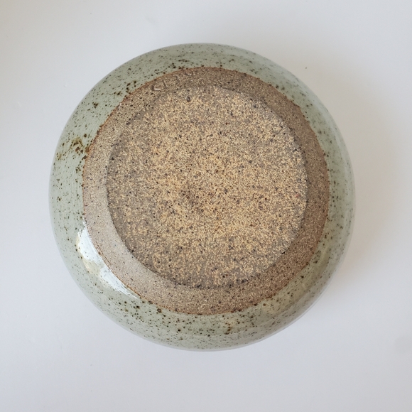 Signed Studio Pottery Stoneware Vase Candle Holder - Picture 4 of 7